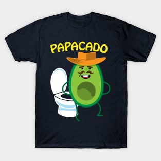 Papacado Naughty Dad Avocado T-Shirt